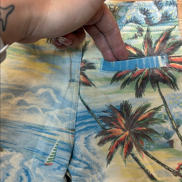 BNWT Polo Ralph Lauren Boys Tropical-Print Spa Terry Shorts size 5 - Picture 7 of 8